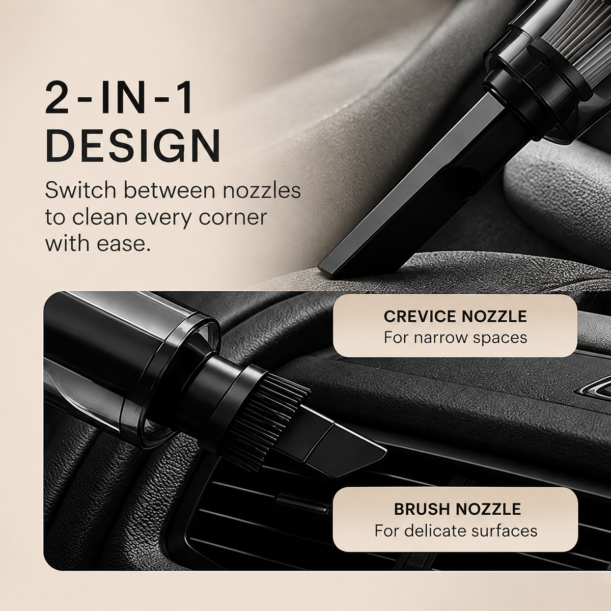 Cordless Vortex Suction Vacuum Cleaner