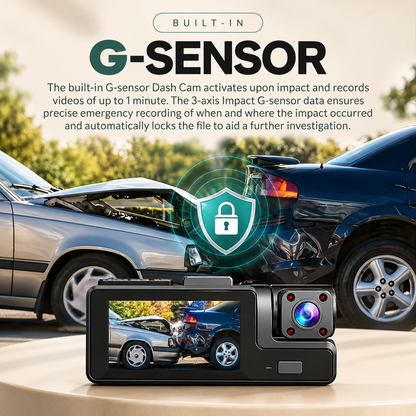 1080P Dual-Lens Dash Cam