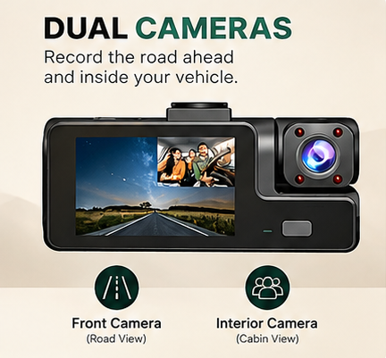 1080P Dual-Lens Dash Cam