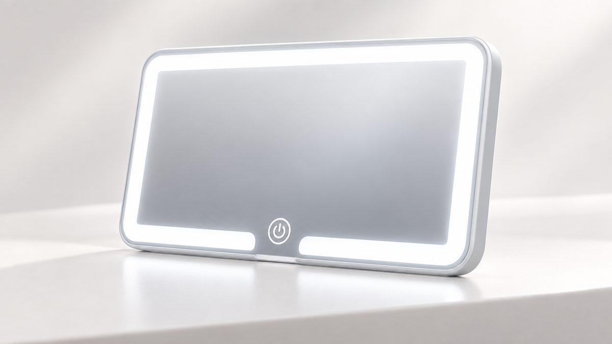 Tri-Colour LED Car Vanity Mirror