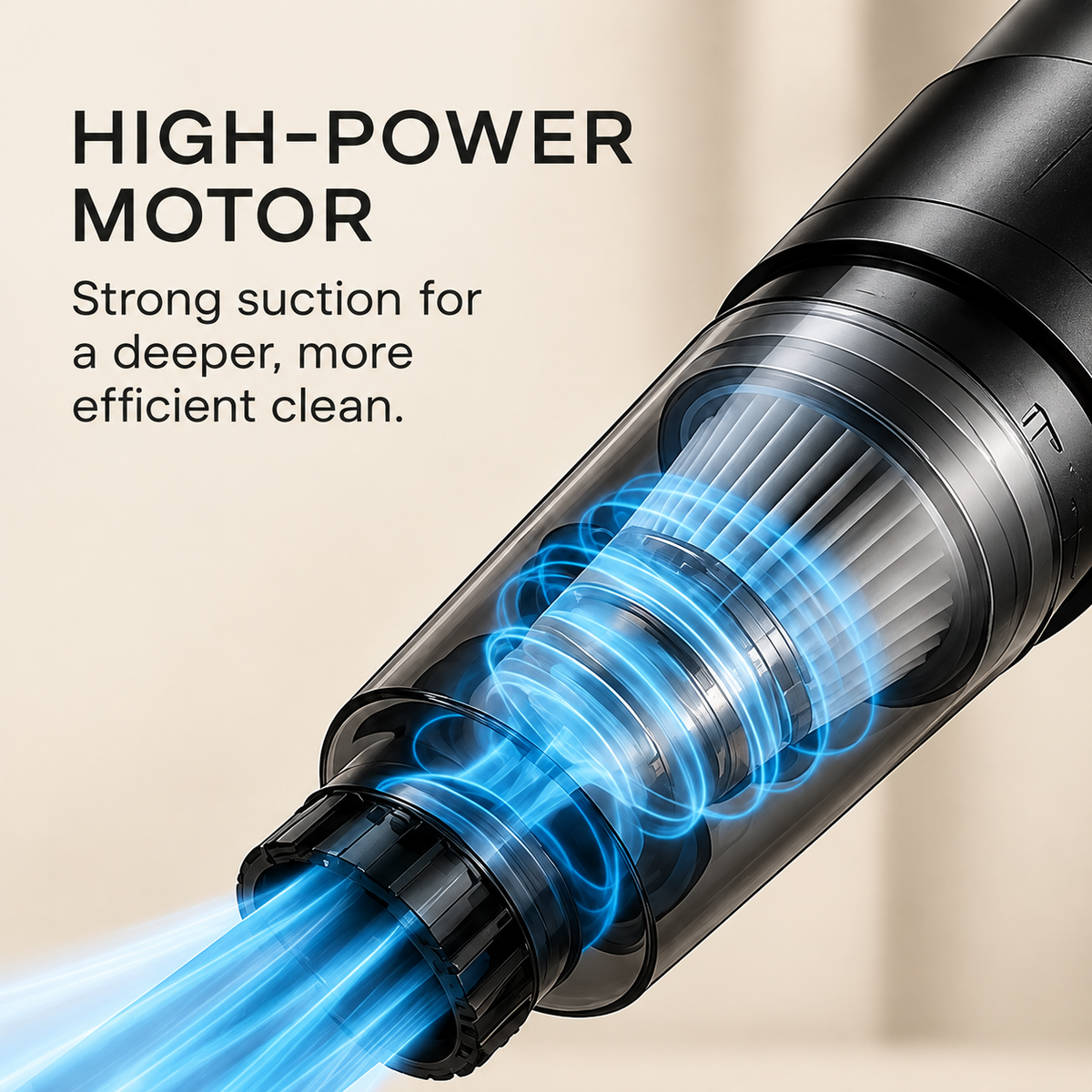 Cordless Vortex Suction Vacuum Cleaner