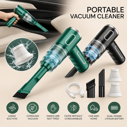 Cordless Vortex Suction Vacuum Cleaner