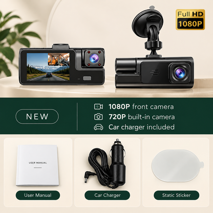 1080P Dual-Lens Dash Cam