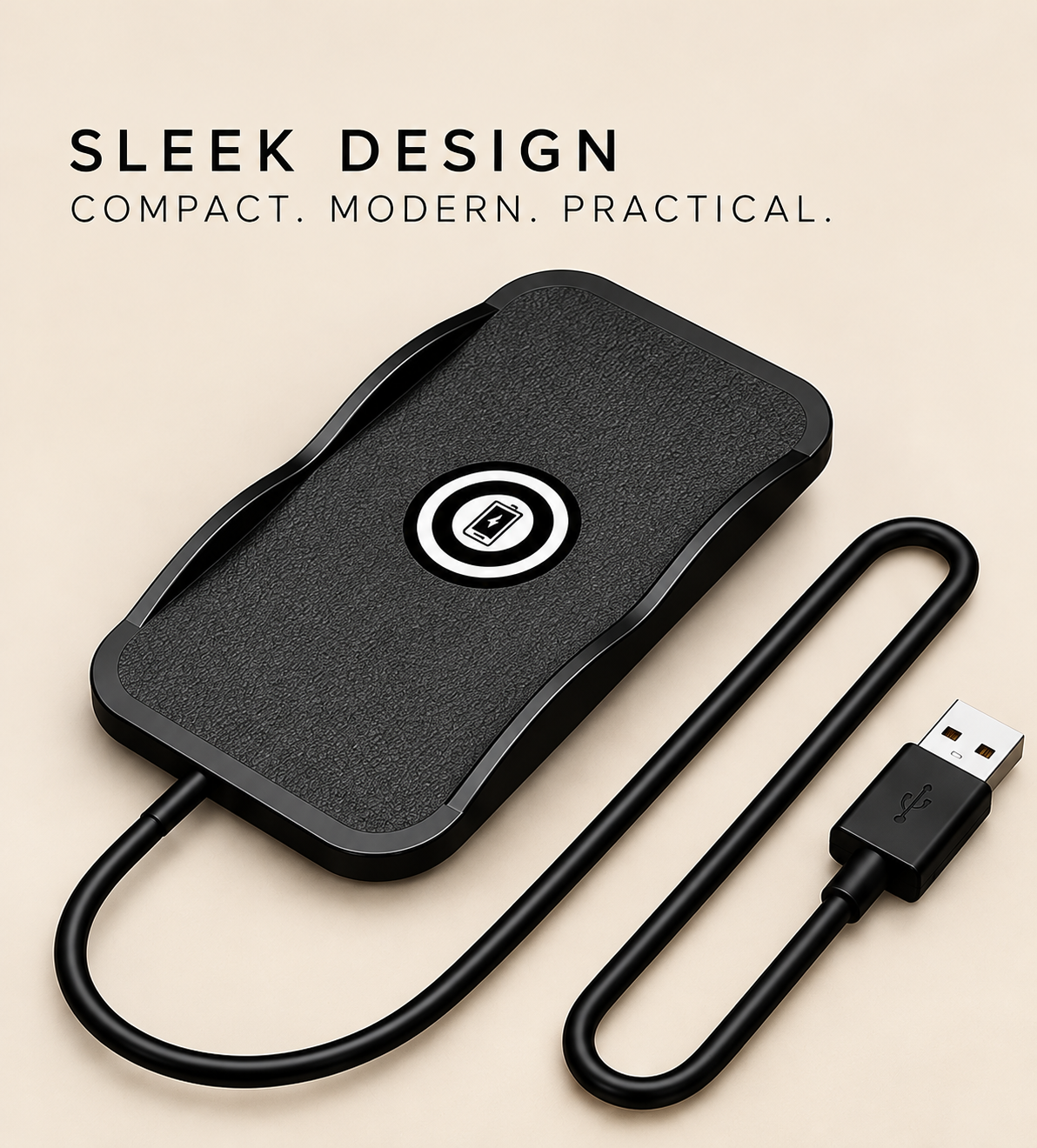 Silicone Wireless Charging Pad – 15W Fast Charging