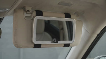 Tri-Colour LED Car Vanity Mirror